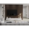Mexen Lam-B lamele ścienne 275 x 30 cm, płyta HDF 4 mm, fornir techniczny, Orzech Palisandrowy - S100-275307-3015-021