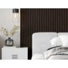 Mexen Lam-B lamele ścienne 275 x 30 cm, płyta HDF 4 mm, fornir techniczny, Heban Brązowy - S100-275307-3015-022