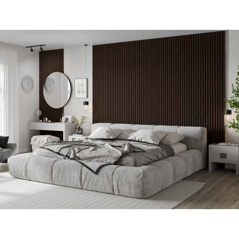 Mexen Lam-B lamele ścienne 275 x 30 cm, płyta HDF 4 mm, fornir techniczny, Heban Brązowy - S100-275307-3015-022