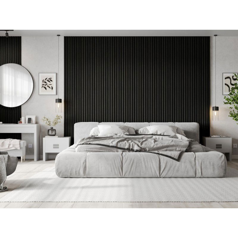 Mexen Lam-B lamele ścienne 275 x 30 cm, płyta HDF 4 mm, fornir techniczny, Dąb Czarny Srebrzysty - S100-275307-3015-025