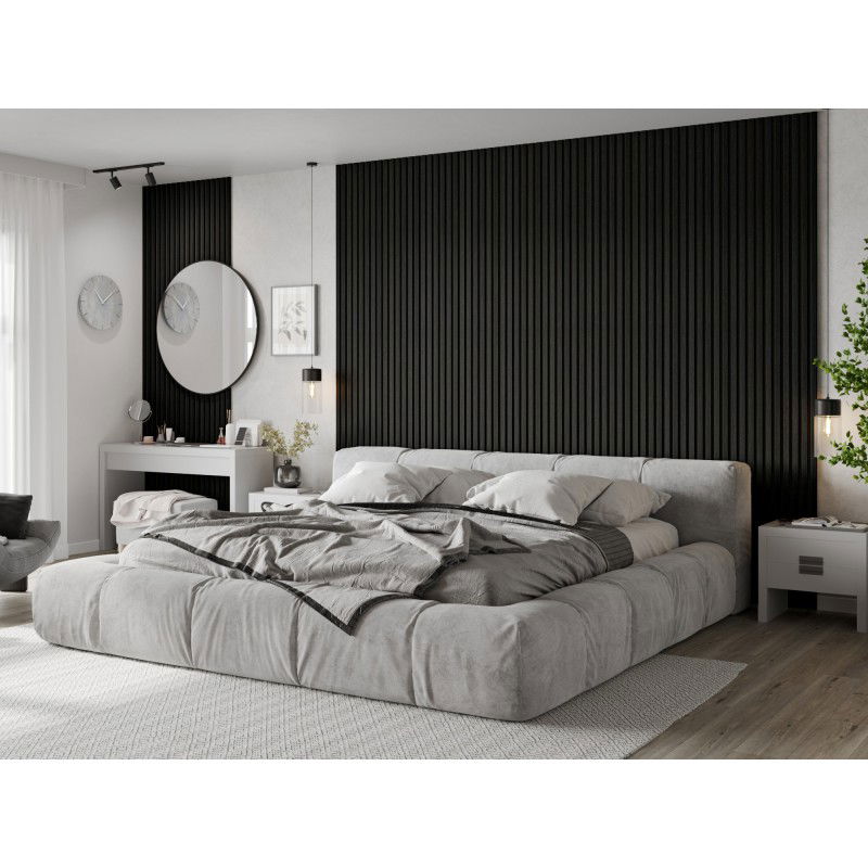 Mexen Lam-B lamele ścienne 275 x 30 cm, płyta HDF 4 mm, fornir techniczny, Dąb Czarny Srebrzysty - S100-275307-3015-025