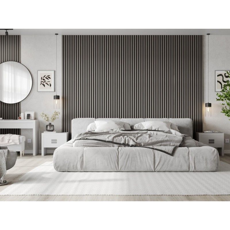 Mexen Lam-F lamele ścienne akustyczne 275 x 30 cm, filc 8 mm, fornir techniczny, Dąb Stalowy - S105-275307-3015-006