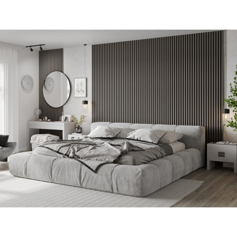 Mexen Lam-F lamele ścienne akustyczne 275 x 30 cm, filc 8 mm, fornir techniczny, Dąb Stalowy - S105-275307-3015-006