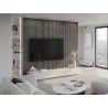Mexen Lam-F lamele ścienne akustyczne 275 x 30 cm, filc 8 mm, fornir techniczny, Dąb Stalowy - S105-275307-3015-006