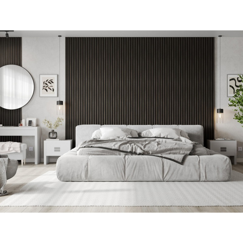 Mexen Lam-F lamele ścienne akustyczne 275 x 30 cm, filc 8 mm, fornir techniczny, Orzech Srebrzysty - S105-275307-3015-009