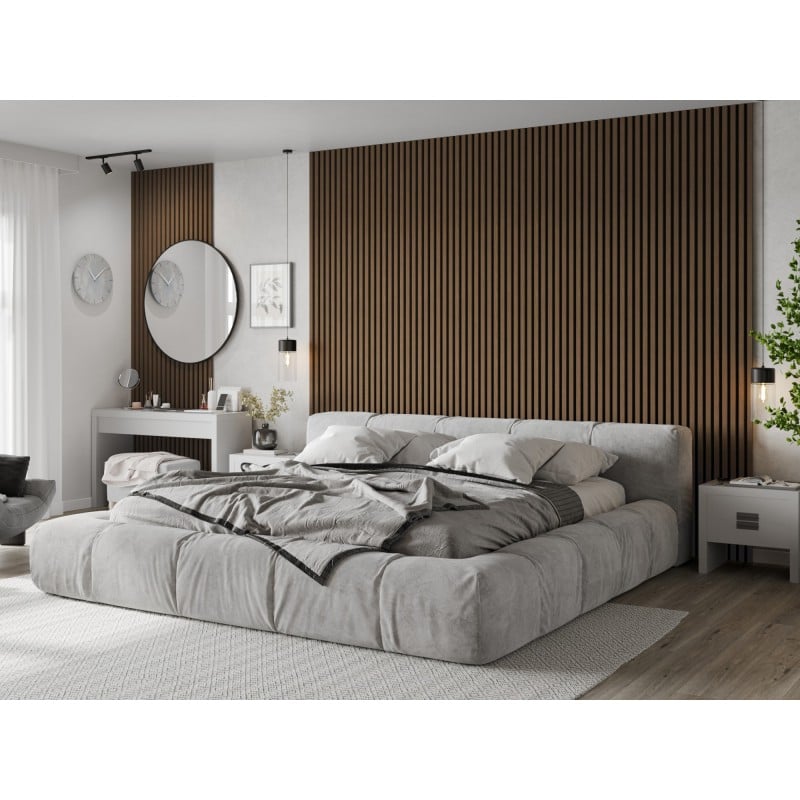 Mexen Lam-F lamele ścienne akustyczne 275 x 30 cm, filc 8 mm, fornir techniczny, Orzech Espresso - S105-275307-3015-019