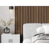 Mexen Lam-F lamele ścienne akustyczne 275 x 30 cm, filc 8 mm, fornir techniczny, Orzech Jasny - S105-275307-3015-017