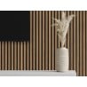 Mexen Lam-F lamele ścienne akustyczne 275 x 30 cm, filc 8 mm, fornir techniczny, Orzech Jasny - S105-275307-3015-017