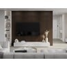 Mexen Lam-F lamele ścienne akustyczne 275 x 30 cm, filc 8 mm, fornir techniczny, Orzech Palisandrowy - S105-275307-3015-021