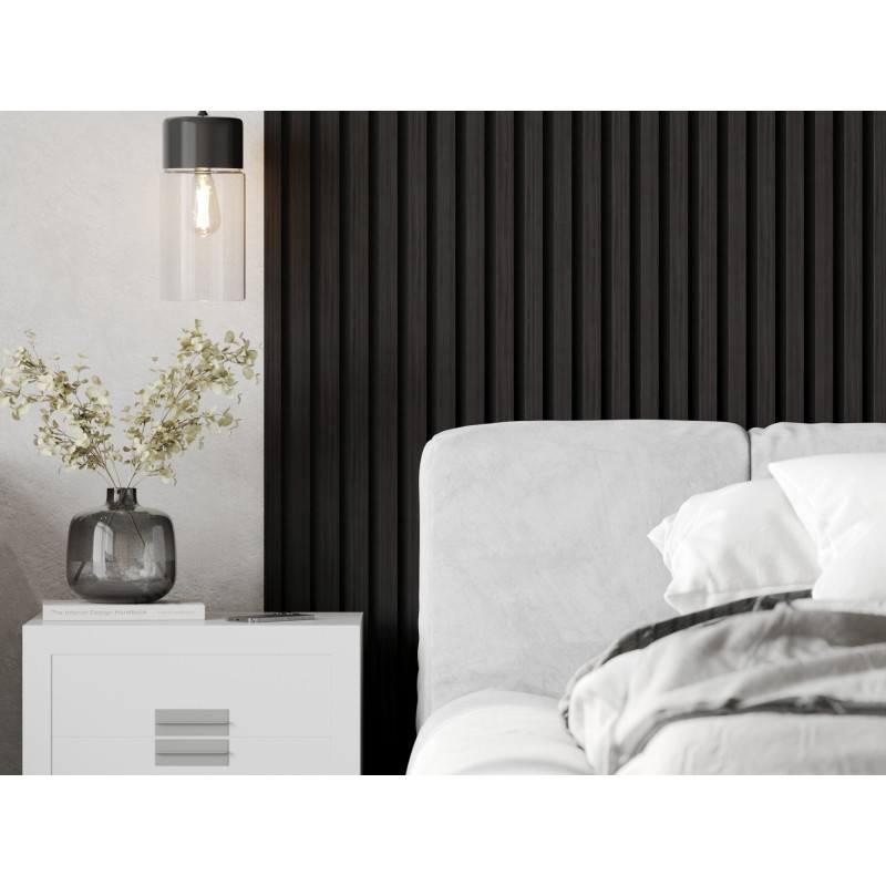 Mexen Lam-F lamele ścienne akustyczne 275 x 30 cm, filc 8 mm, fornir techniczny, Heban Czarny - S105-275307-3015-023
