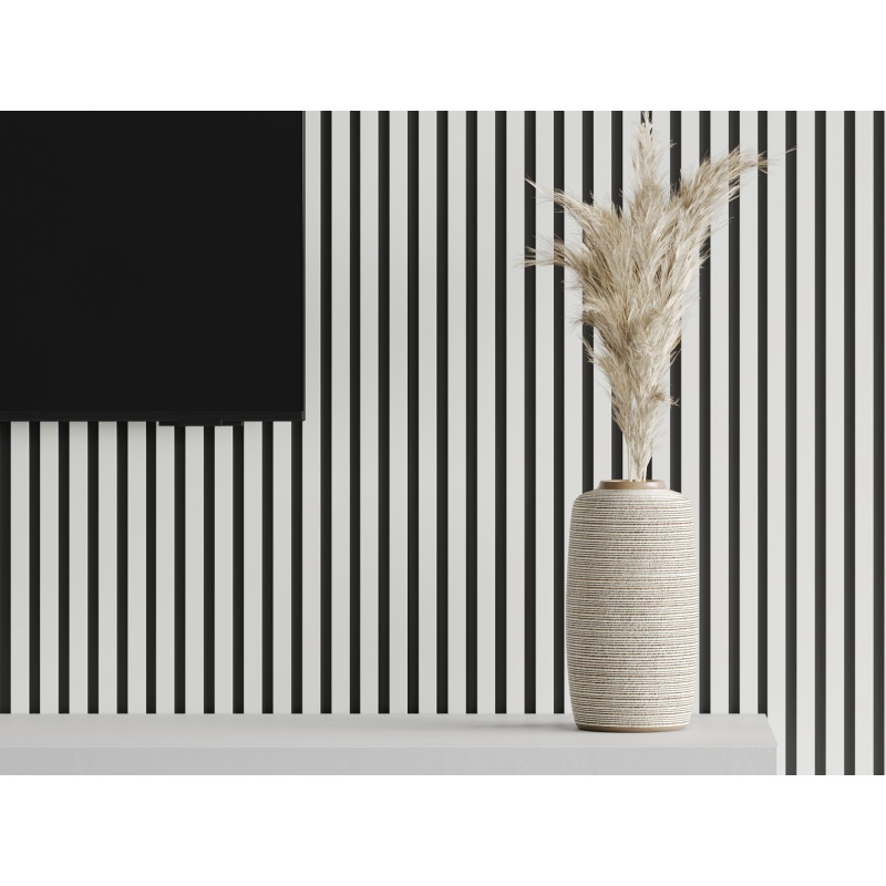 Mexen Lam-B lamele ścienne 275 x 31,5 cm, płyta HDF 4 mm, Biały Mat - S100-275317-2812-051