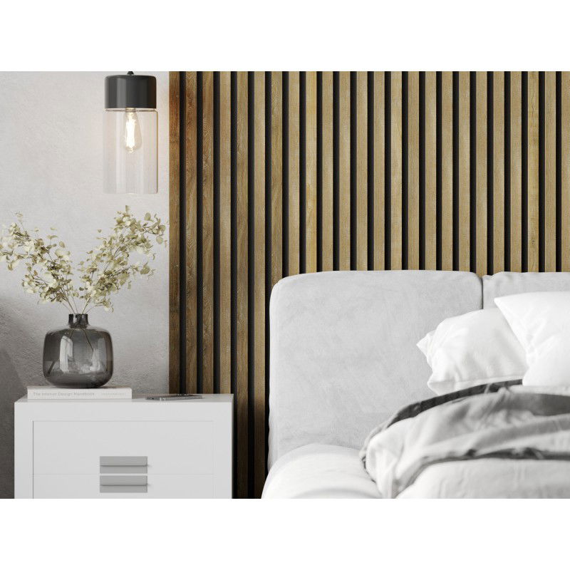 Mexen Lam-B lamele ścienne 275 x 31,5 cm, płyta HDF 4 mm, Dąb Miodowy - S100-275317-2812-066