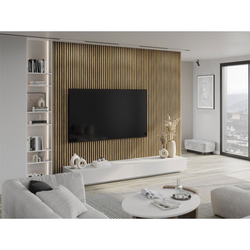 Mexen Lam-B lamele ścienne 275 x 31,5 cm, płyta HDF 4 mm, Dąb Miodowy - S100-275317-2812-066