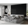 Mexen Lam-B lamele ścienne 275 x 31,5 cm, płyta HDF 4 mm, Len Czarny - S100-275317-2812-069