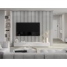 Mexen Lam-F lamele ścienne akustyczne 275 x 31,5 cm, filc 6 mm, Biały Mat - S105-275317-2812-051