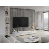 Mexen Lam-F lamele ścienne akustyczne 275 x 31,5 cm, filc 6 mm, Szary Mat - S105-275317-2812-052