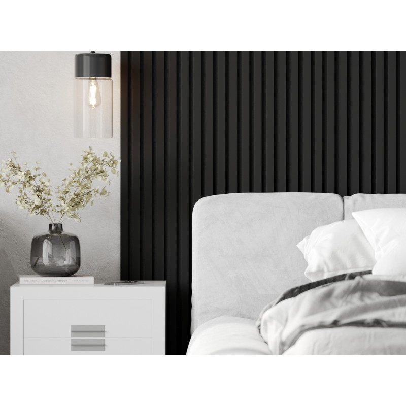 Mexen Lam-F lamele ścienne akustyczne 275 x 31,5 cm, filc 6 mm, Czarny Mat - S105-275317-2812-053