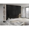 Mexen Lam-F lamele ścienne akustyczne 275 x 31,5 cm, filc 6 mm, Czarny Mat - S105-275317-2812-053