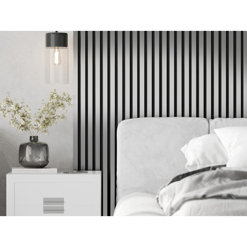 Mexen Lam-F lamele ścienne akustyczne 275 x 31,5 cm, filc 6 mm, Srebrny - S105-275317-2812-056