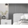 Mexen Lam-F lamele ścienne akustyczne 275 x 31,5 cm, filc 6 mm, Srebrny - S105-275317-2812-056
