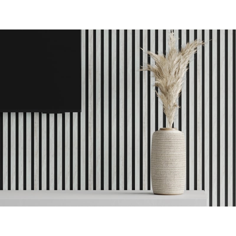 Mexen Lam-F lamele ścienne akustyczne 275 x 31,5 cm, filc 6 mm, Dąb Lodowy - S105-275317-2812-061
