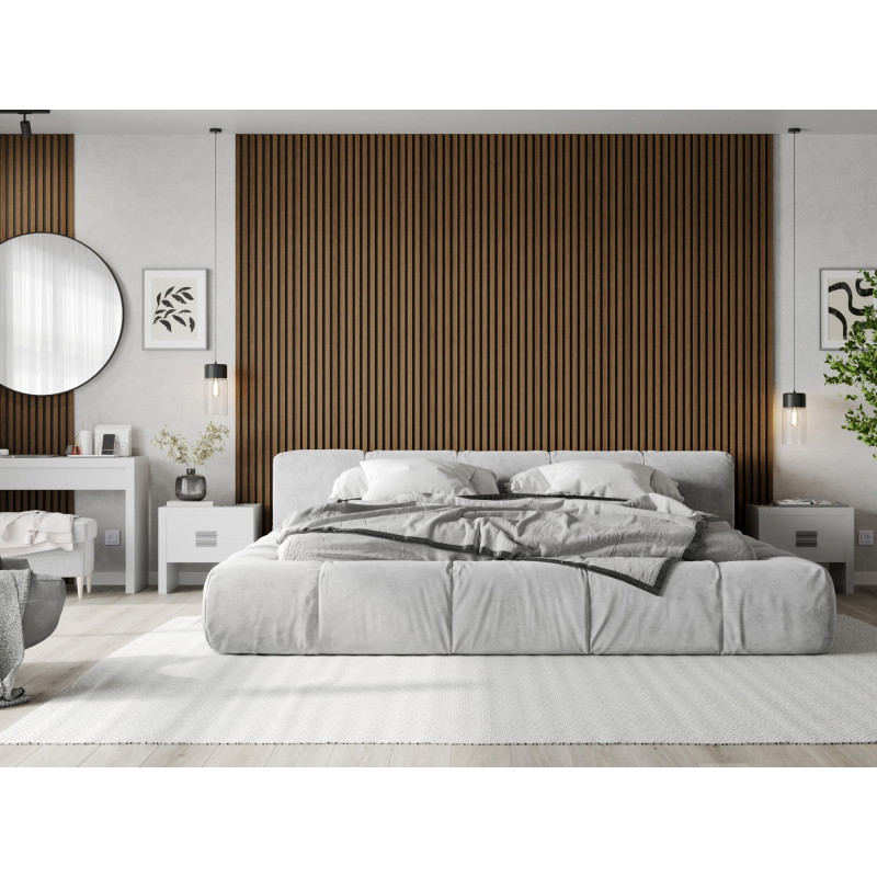 Mexen Lam-F lamele ścienne akustyczne 275 x 31,5 cm, filc 6 mm, Dąb Mocca - S105-275317-2812-074