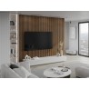 Mexen Lam-F lamele ścienne akustyczne 275 x 31,5 cm, filc 6 mm, Dąb Mocca - S105-275317-2812-074