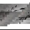 Mexen Mist T kabina prysznicowa uchylna 110 x 110 cm, transparent, czarna - 8A4T-110-110-70-00
