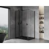 Mexen Mist T kabina prysznicowa uchylna 90 x 120 cm, transparent, czarna - 8A4T-090-120-70-00