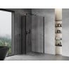 Mexen Mist T kabina prysznicowa uchylna 120 x 120 cm, transparent, czarna - 8A4T-120-120-70-00