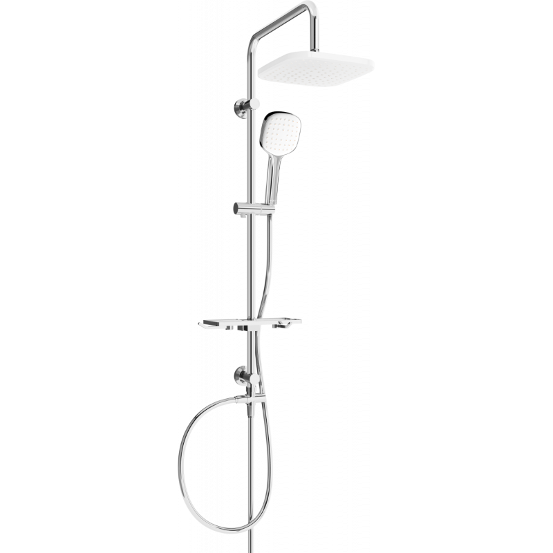 Mexen T33 kolumna prysznicowa, chrom/biała - 798333393-02
