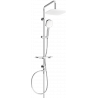 Mexen T33 kolumna prysznicowa, chrom/biała - 798333393-02