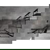 Mexen Mist T kabina prysznicowa uchylna lewa 85 x 110 cm, czarna kratka, czarna - 8A4T-085-110-70-77-L