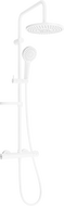 Mexen KX05 zestaw prysznicowy natynkowy z deszczownicą i baterią termostatyczną, biały - 771500591-20
