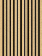 Mexen Lam-F próbka lameli ściennych akustycznych 275 x 30 cm, filc 8 mm, fornir techniczny, Bambus Naturalny - S105-011-S