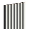 Mexen Lam-F próbka lameli ściennych akustycznych 275 x 31,5 cm, filc 6 mm, Biały Mat - S105-051-S