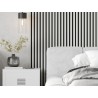 Mexen Lam-F próbka lameli ściennych akustycznych, filc 6 mm, Biały Mat - S105-051-S