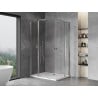 Mexen Mist Duo kabina prysznicowa uchylna 80 x 70 cm, transparent, chrom - 8A4-080-070-01-00