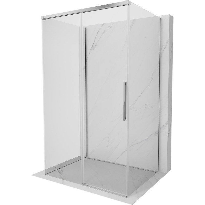 Mexen Rox-3S kabina prysznicowa 3-ścienna rozsuwana 135 x 70 cm, transparent, chrom - 8C2-135-070-01-00-3S