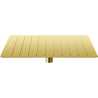Mexen Slim deszczownica 25 x 25 cm, złota - 79125-50