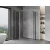 Mexen Mist L Duo kabina prysznicowa uchylna 110 x 90 cm, transparent, chrom - 8A4L-110-090-01-00