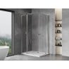 Mexen Mist L Duo kabina prysznicowa uchylna 110 x 90 cm, transparent, chrom - 8A4L-110-090-01-00