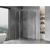 Mexen Mist L Duo kabina prysznicowa uchylna 100 x 95 cm, transparent, chrom - 8A4L-100-095-01-00