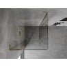 Mexen Mist L Duo kabina prysznicowa uchylna 95 x 95 cm, transparent, złota - 8A4L-095-095-50-00