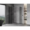 Mexen Mist L Duo kabina prysznicowa uchylna 115 x 95 cm, transparent, czarna - 8A4L-115-095-70-00