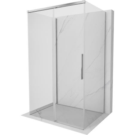 Mexen Rox-3S kabina prysznicowa 3-ścienna rozsuwana 125 x 120 cm, transparent, chrom - 8C2-125-120-01-00-3S