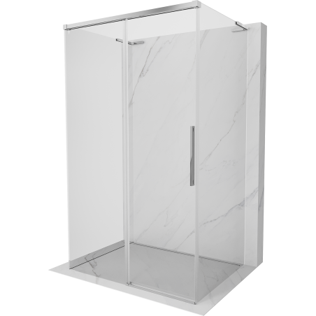 Mexen Rox-3S L kabina prysznicowa 3-ścienna rozsuwana 105 x 90 cm, transparent, chrom - 8C2L-105-090-01-00-3S