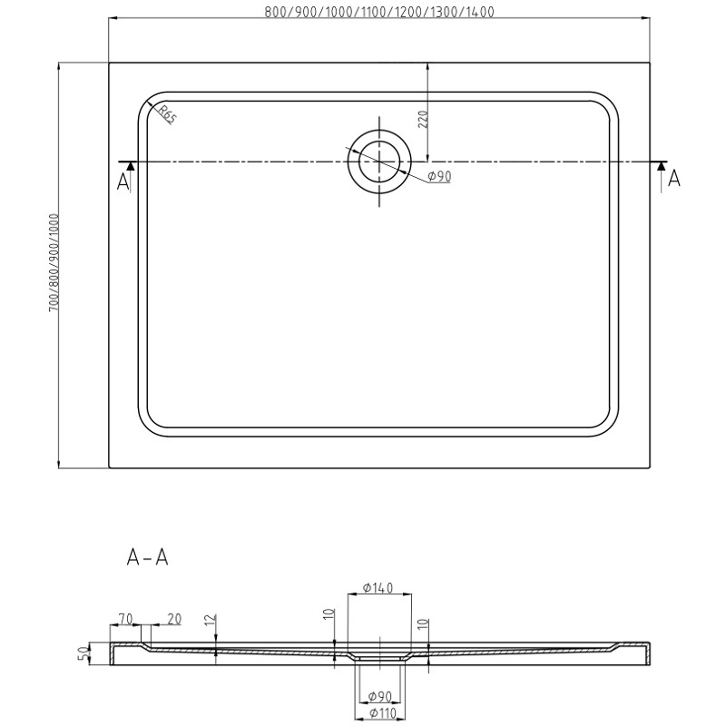 Mexen Pretoria kabina prysznicowa uchylna 100 x 120 cm, grafit, chrom + brodzik Flat, czarny - 852-100-120-01-40-4070