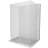 Mexen Rox-3S L kabina prysznicowa 3-ścienna rozsuwana 95 x 80 cm, transparent, biała - 8C2L-095-080-20-00-3S