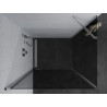 Mexen Pretoria kabina prysznicowa uchylna 100 x 120 cm, grafit, chrom - 852-100-120-01-40